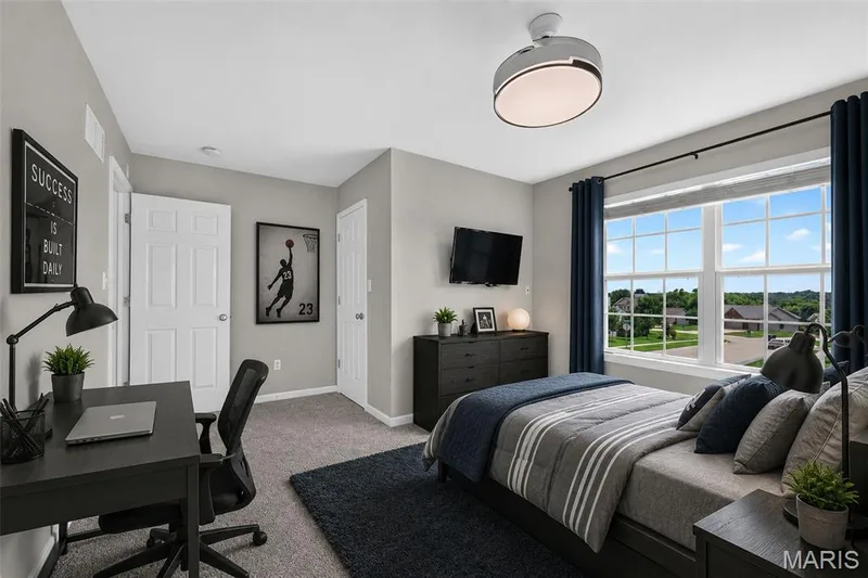 2nd bedroom virtually staged — 743 Springfield Drive, Wentzville, MO 63385