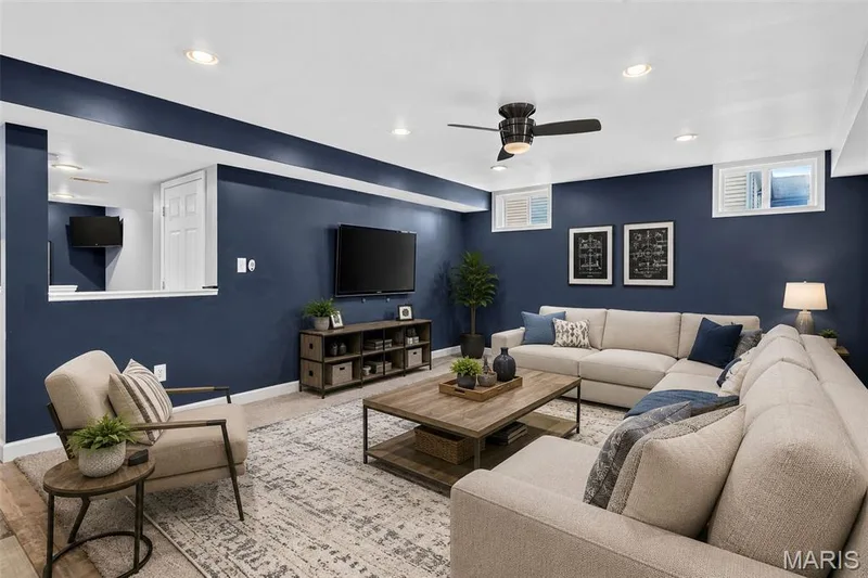 Basement-Virtually staged — 743 Springfield Drive, Wentzville, MO 63385