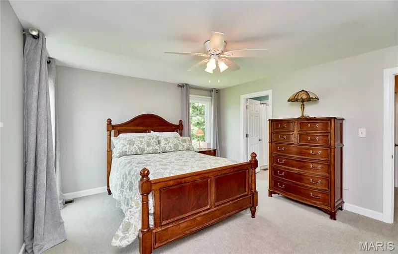 Bedroom 3 with walk-in closet — 2323 Wellington Estates Drive, Chesterfield, MO 63017