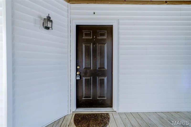 The unit Letter is above the front door. — 480 Benton Drive #F, St Peters, MO 63376