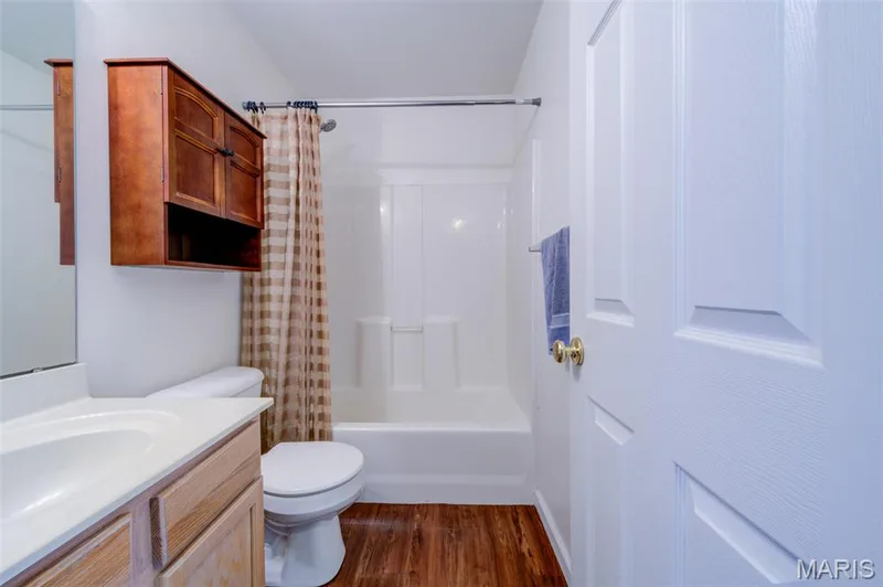 Updated hall bathroom. — 480 Benton Drive #F, St Peters, MO 63376
