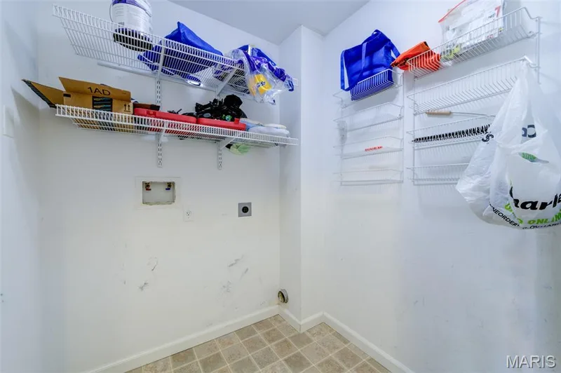 Laundry room with storage — 480 Benton Drive #F, St Peters, MO 63376