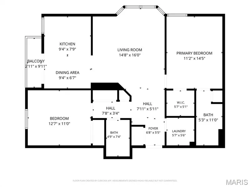Great divided bedroom floorplan! — 480 Benton Drive #F, St Peters, MO 63376