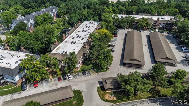 Aerial of complex — 1440 Heritage Landing #105, St Charles, MO 63303
