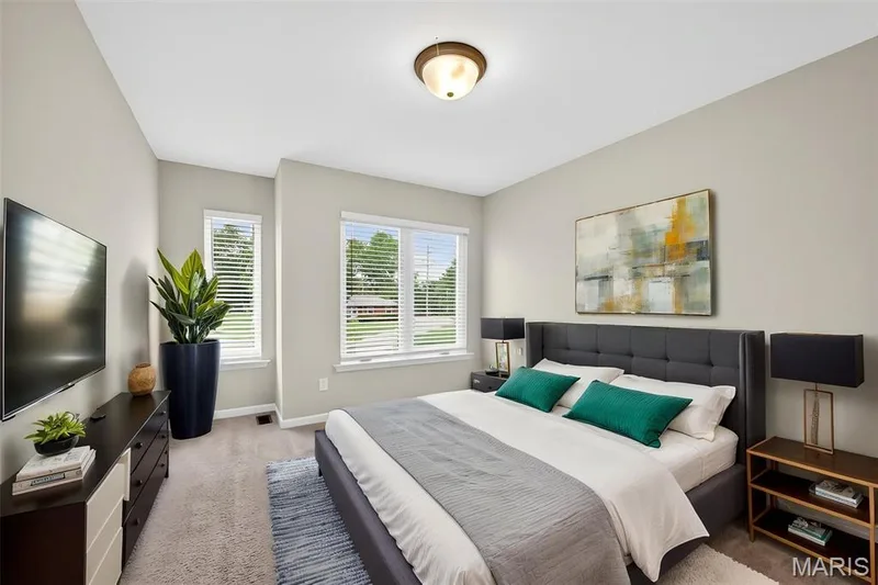 Virtually Staged: Bedroom 2 — 2810 McClay Road, St Charles, MO 63303