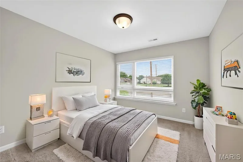 Virtually Staged:Bedroom 3 — 2810 McClay Road, St Charles, MO 63303