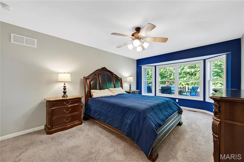 Primary Bedroom Suite with Bay Window — 167 Rightfield Drive, O'Fallon, MO 63366