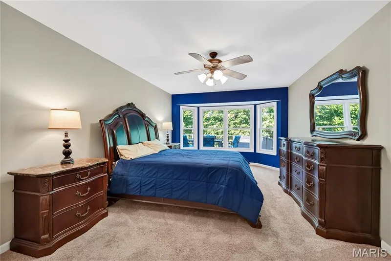 Spacious Primary Bedroom Suite with Bay Window — 167 Rightfield Drive, O'Fallon, MO 63366