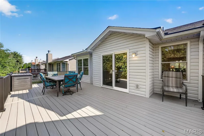 Composite Deck off of Breakfast Room — 167 Rightfield Drive, O'Fallon, MO 63366