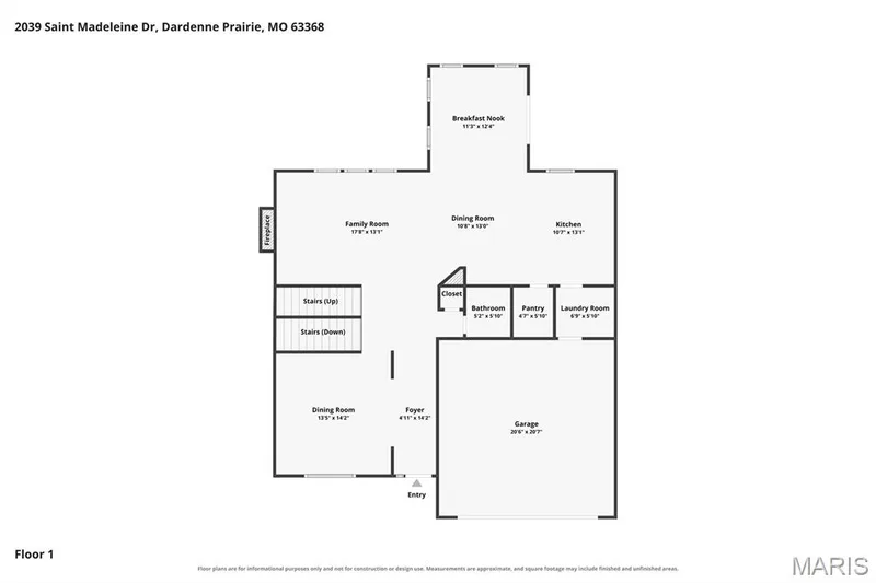 2039 Saint Madeleine Drive, Dardenne Prairie, MO 63368 — listing photo 13 of 39