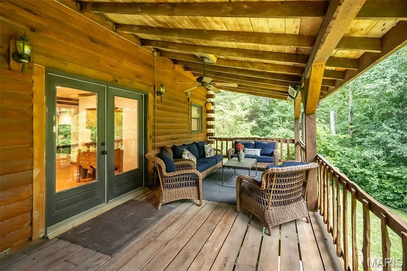 Sitting space on the back deck — 8 Whippoorwill Court, Defiance, MO 63341
