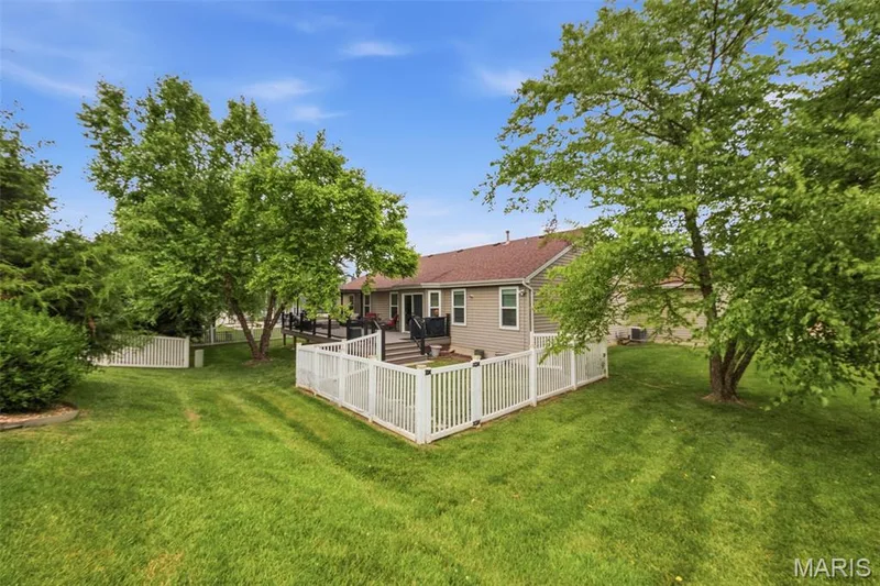 Corner lot and small fenced area for dogs — 214 Charging Bear Drive, Wentzville, MO 63385