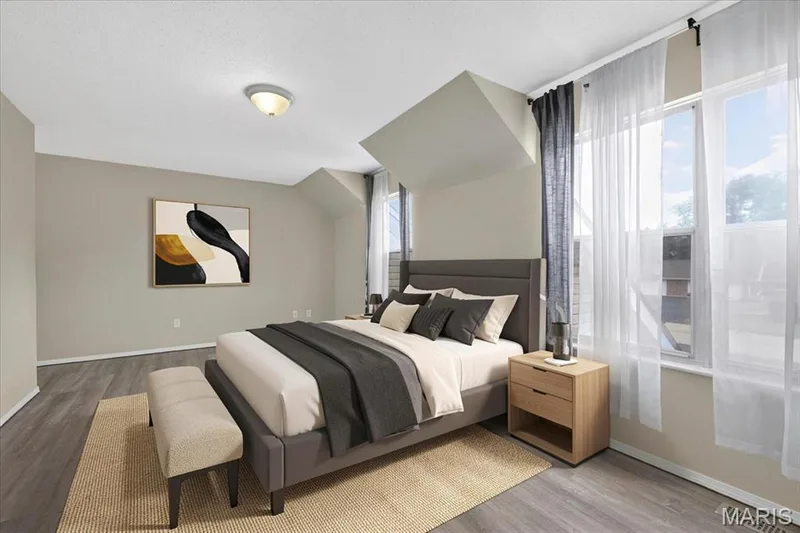 Spacious primary bedroom with tons of natural light! — 352 Windsor Place #B, St Peters, MO 63376