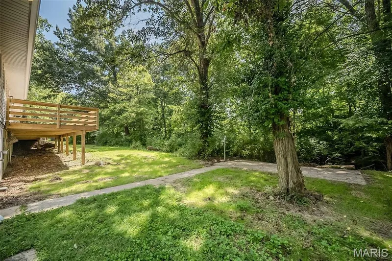 Private backyard — 5935 Lafayette Drive, Weldon Spring, MO 63304
