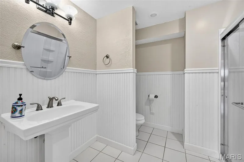 Full bathroom in basement — 4425 Millcroft Drive, St Charles, MO 63304