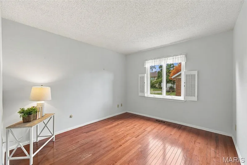 Bedroom #2 includes hardwood floors — 2176 Parasol Drive, Chesterfield, MO 63017