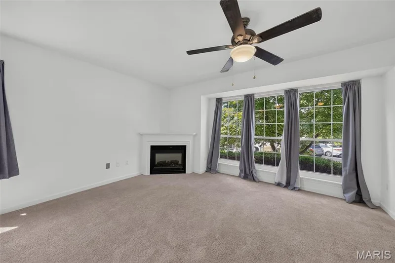 Electric fireplace, amazing windows. — 101 Timber Creek Drive, O'Fallon, MO 63368