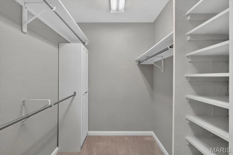 Walk in primary closet. — 1380 Heritage Landing #202, St Charles, MO 63303