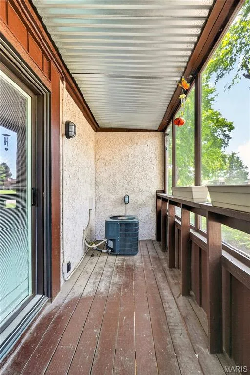 Screened in deck. — 1380 Heritage Landing #202, St Charles, MO 63303