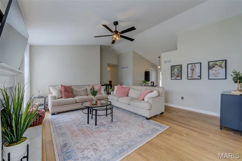 Luxury vinyl plank throughout main level — 109 Emerald Isle Lane, Wentzville, MO 63385
