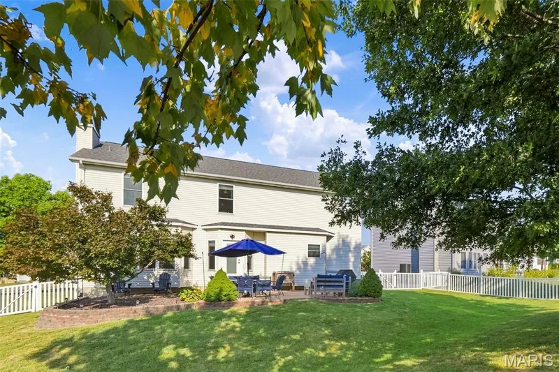 Shaded area in the back of the yard — 2 Emmons Court #1294, O'Fallon, MO 63368