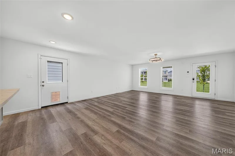 Living Room with Custom Doggie Door — 108 Tiber Way, St Charles, MO 63301