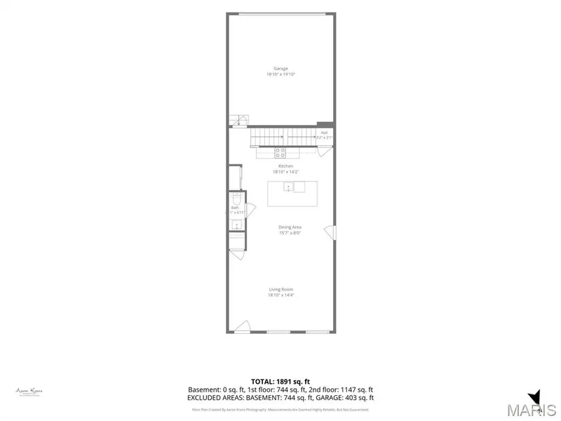 Main Floor Floorplan — 108 Tiber Way, St Charles, MO 63301
