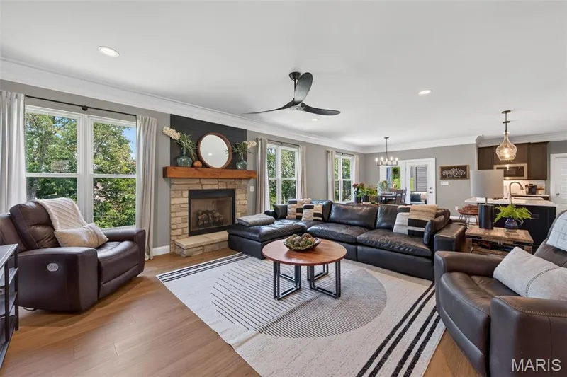 Main Living Area with Tons of Windows and Natural Light — 517 Stonewolf Creek Drive, Wentzville, MO 63385