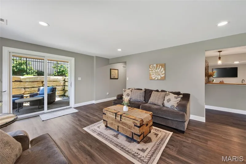 Finished Lower Level that Walks Out to a Covered Patio — 517 Stonewolf Creek Drive, Wentzville, MO 63385