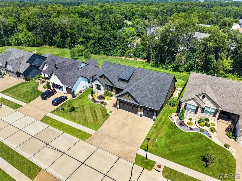 Aerial View of the Home — 517 Stonewolf Creek Drive, Wentzville, MO 63385