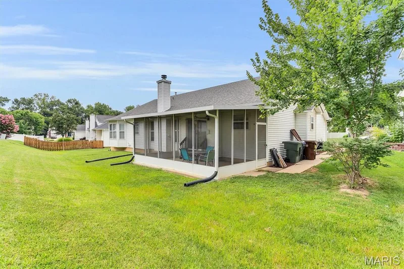 Rear elevation — 3005 Cedarshade Court, St Peters, MO 63376