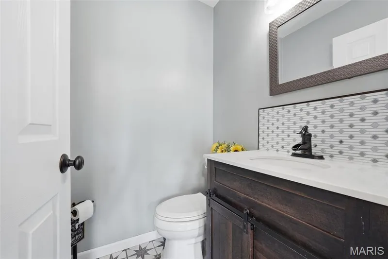 Half bath on main floor — 13473 Coliseum Drive, Chesterfield, MO 63017