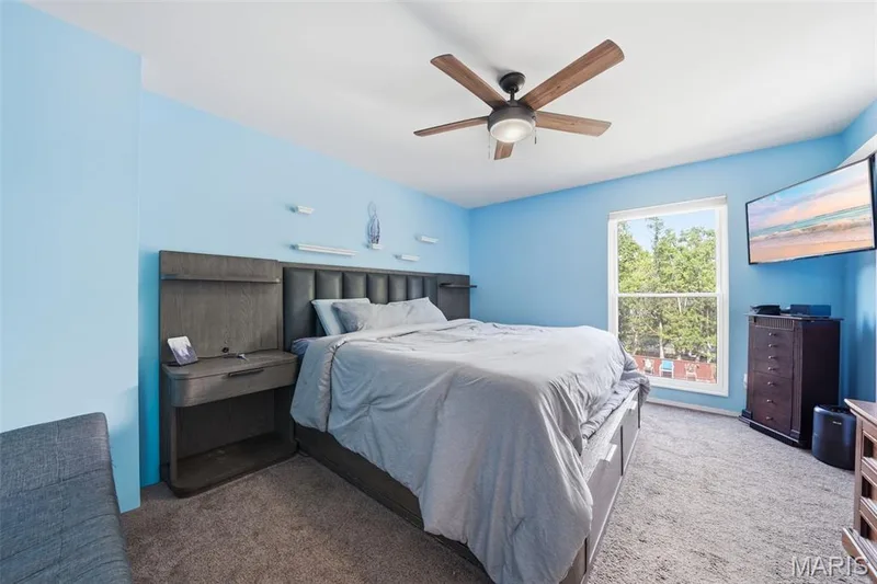 Ensuite primary bedroom — 13473 Coliseum Drive, Chesterfield, MO 63017