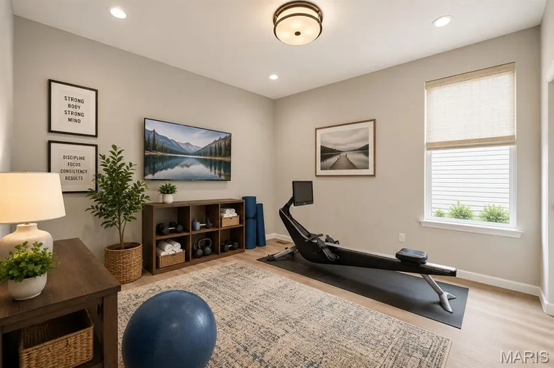 Bedroom used as an exercise room — 204 Randlin Drive, Lake St. Louis, MO 63367