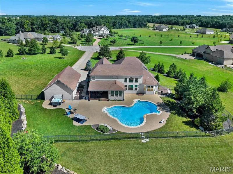 View from the back to the neighborhood — 11090 Stonebridge Lane, Wentzville, MO 63385