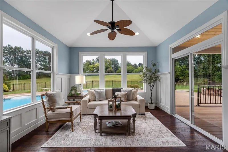 Sunroom with Entry to Covered Patio — 11090 Stonebridge Lane, Wentzville, MO 63385
