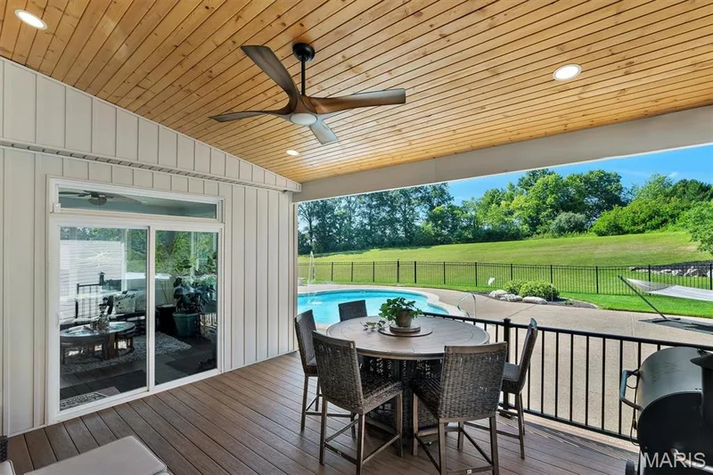 Covered Patio with entry from sunroom — 11090 Stonebridge Lane, Wentzville, MO 63385