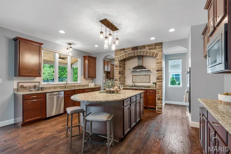 View into the Family Pantry and Desk Area — 11090 Stonebridge Lane, Wentzville, MO 63385
