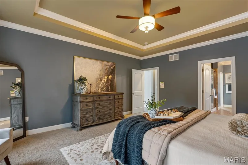 View of Primary Vault into Ensuite Bath — 11090 Stonebridge Lane, Wentzville, MO 63385