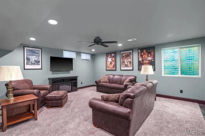 Lower Level Family Room — 11090 Stonebridge Lane, Wentzville, MO 63385