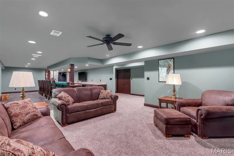 View of Family into LL Bar — 11090 Stonebridge Lane, Wentzville, MO 63385
