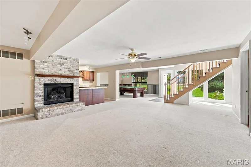 Lower level Family Room — 752 Hawk Run Drive, O'Fallon, MO 63368