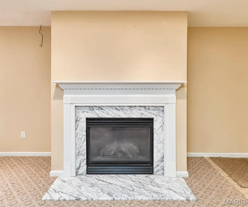 lower level fireplace — 1516 Hibernation Hollow, Wentzville, MO 63385