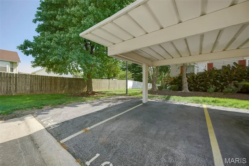 Two Assigned Parking Spaces, One is under the Carport — 1044 Sugar Creek Court #5, St Peters, MO 63376