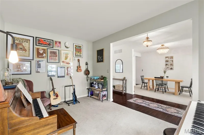 Formal Living room at the front of the house, to the left. Can be used for whatever your heart desires! — 921 Molloy Drive, O'Fallon, MO 63366
