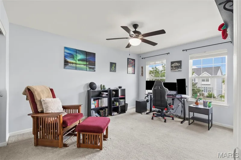 4th Spacious room with light gray walls and neutral carpet flooring — 921 Molloy Drive, O'Fallon, MO 63366