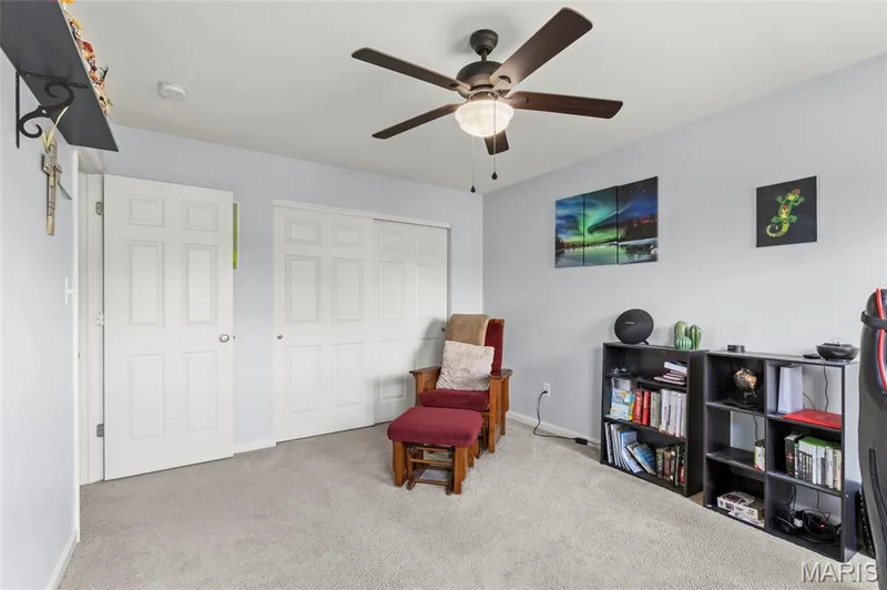 4th Spacious room with light gray walls and neutral carpet flooring — 921 Molloy Drive, O'Fallon, MO 63366
