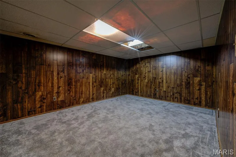 Lower level office/den sits at the base of the stairs. — 3357 Glendale Avenue, St Charles, MO 63301