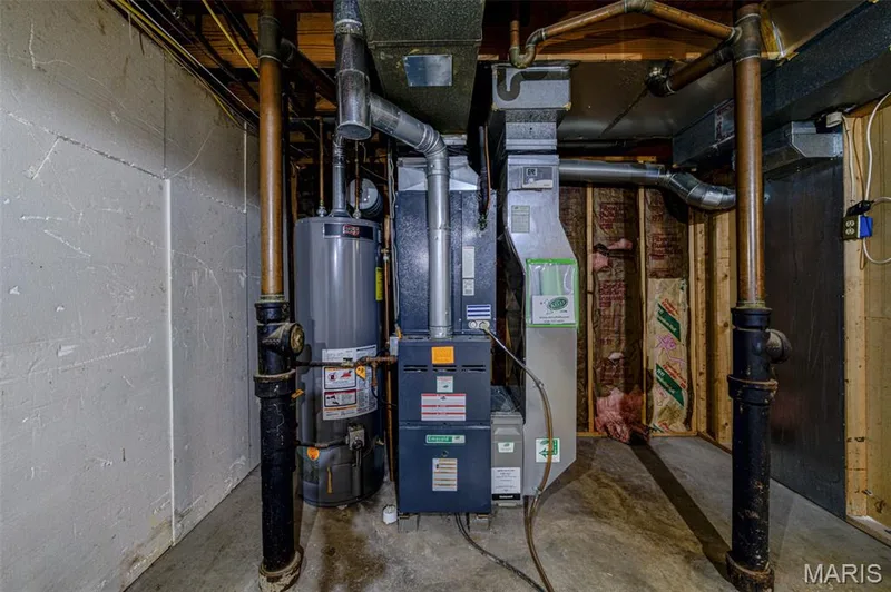 The water heater was reaplced in 2015 and we assume the furnace and A/C are the same, but could not find a receipt. — 3357 Glendale Avenue, St Charles, MO 63301