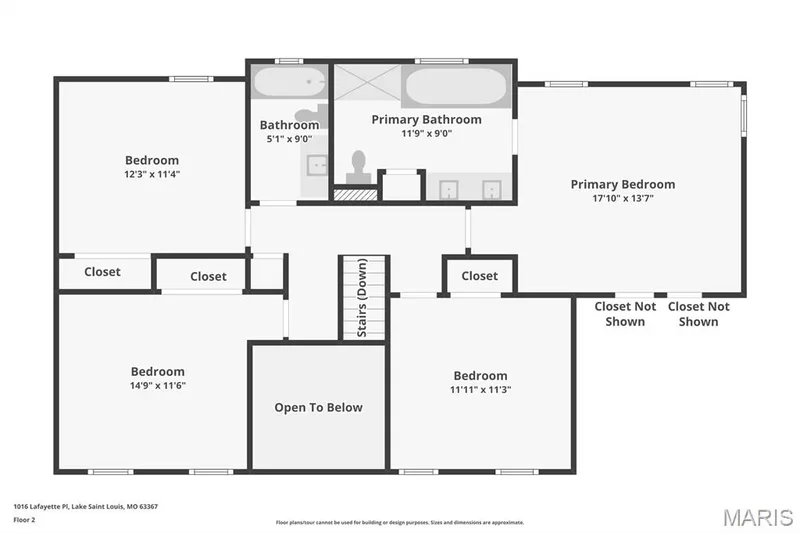 Upstairs — 1016 Lafayette Place, Lake St. Louis, MO 63367